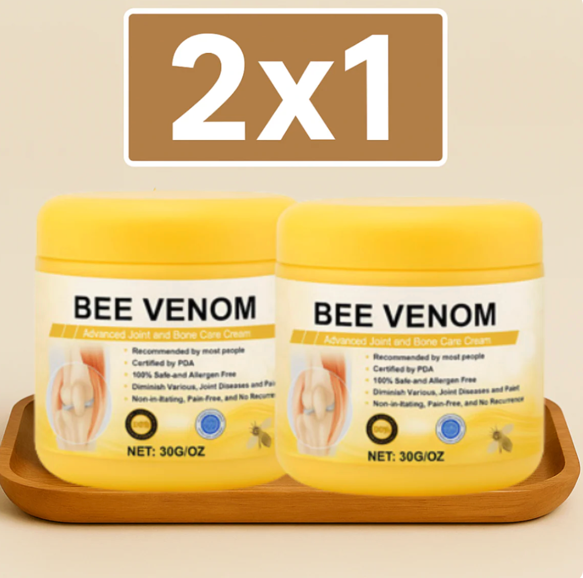 2x1 CREMA BeeRx + Envío Gratis: Piel Firme en 1 Mes