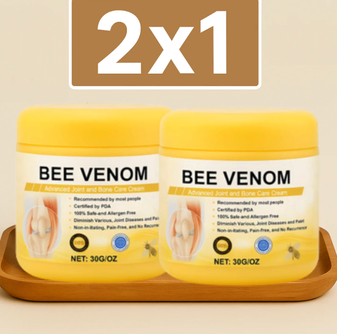 2x1 CREMA BeeRx + Envío Gratis: Piel Firme en 1 Mes