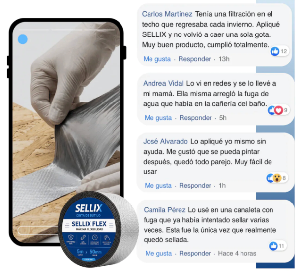 CINTA DE BUTILO PARA SELLAR GOTERAS 👷🏻 💦