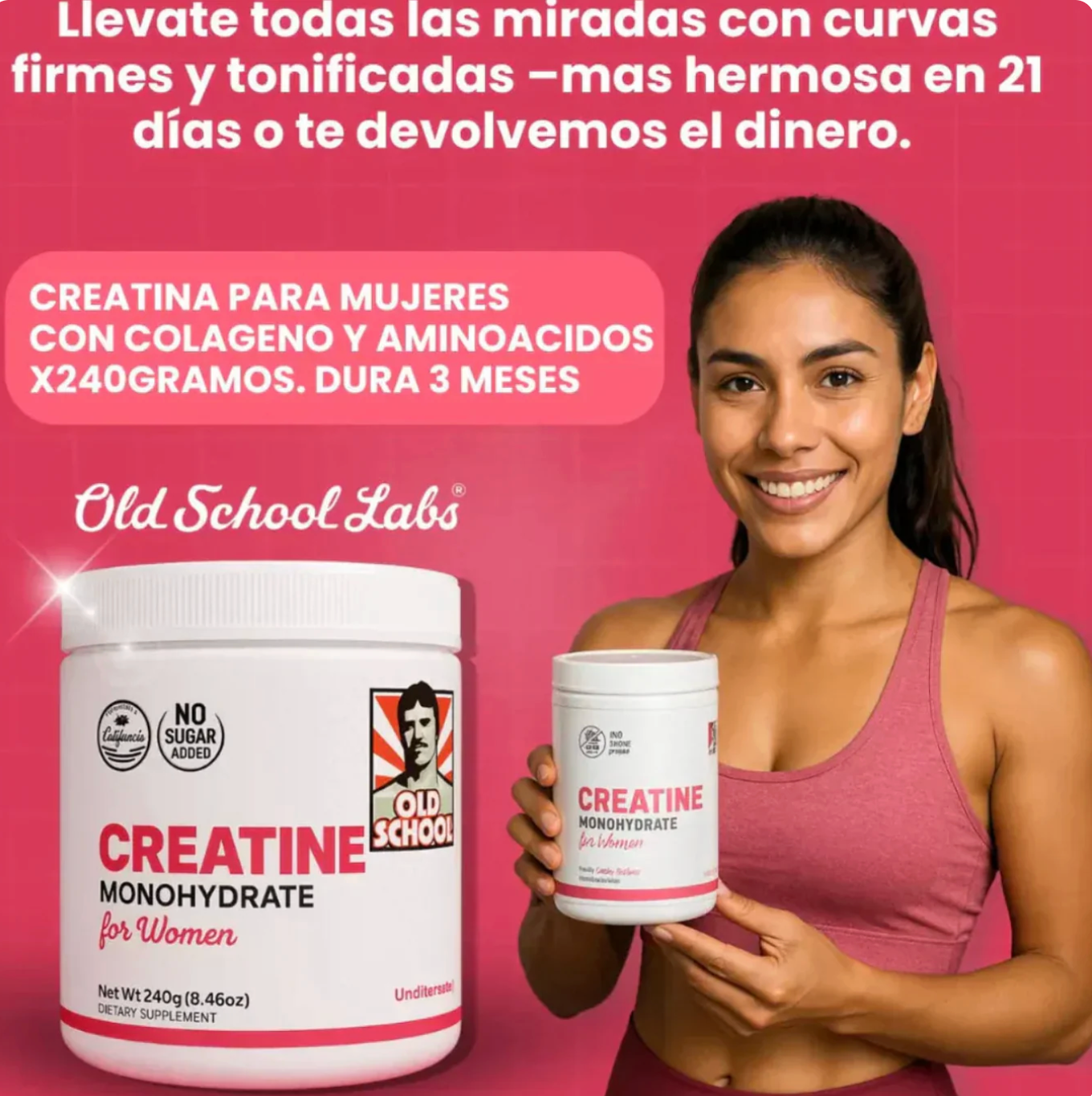 CREATINE WOMAN - GLUTEOS MAS GRANDES EN 30 DÍAS 🍑 OFERTA ESTE MES ✅