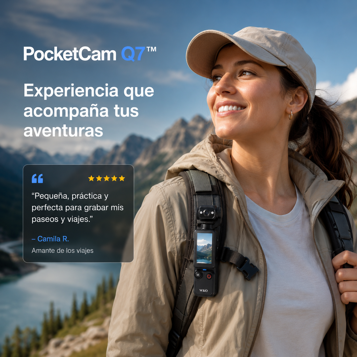 PocketCam Q7™ - Captura. Vive. Comparte.