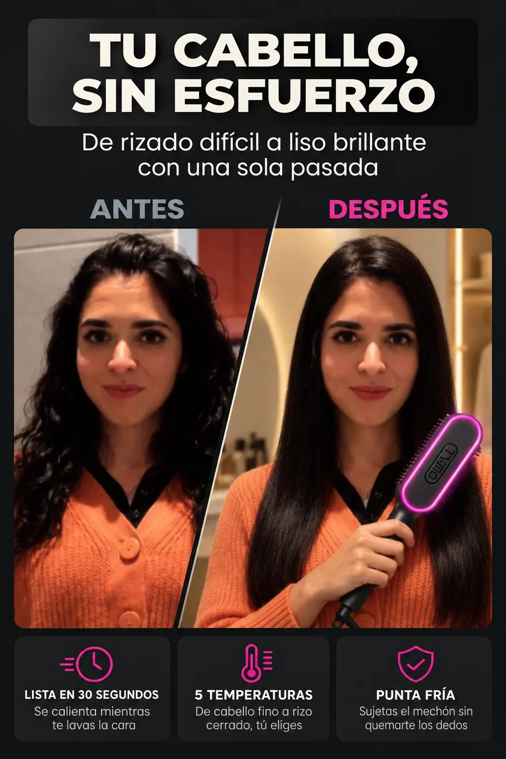 Lissia™ – Cepillo Alisador