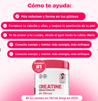 Monohidrato de creatina para mujeres OFERTA ESTE MES ✅