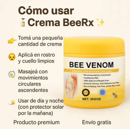 2x1 CREMA BeeRx + Envío Gratis: Piel Firme en 1 Mes
