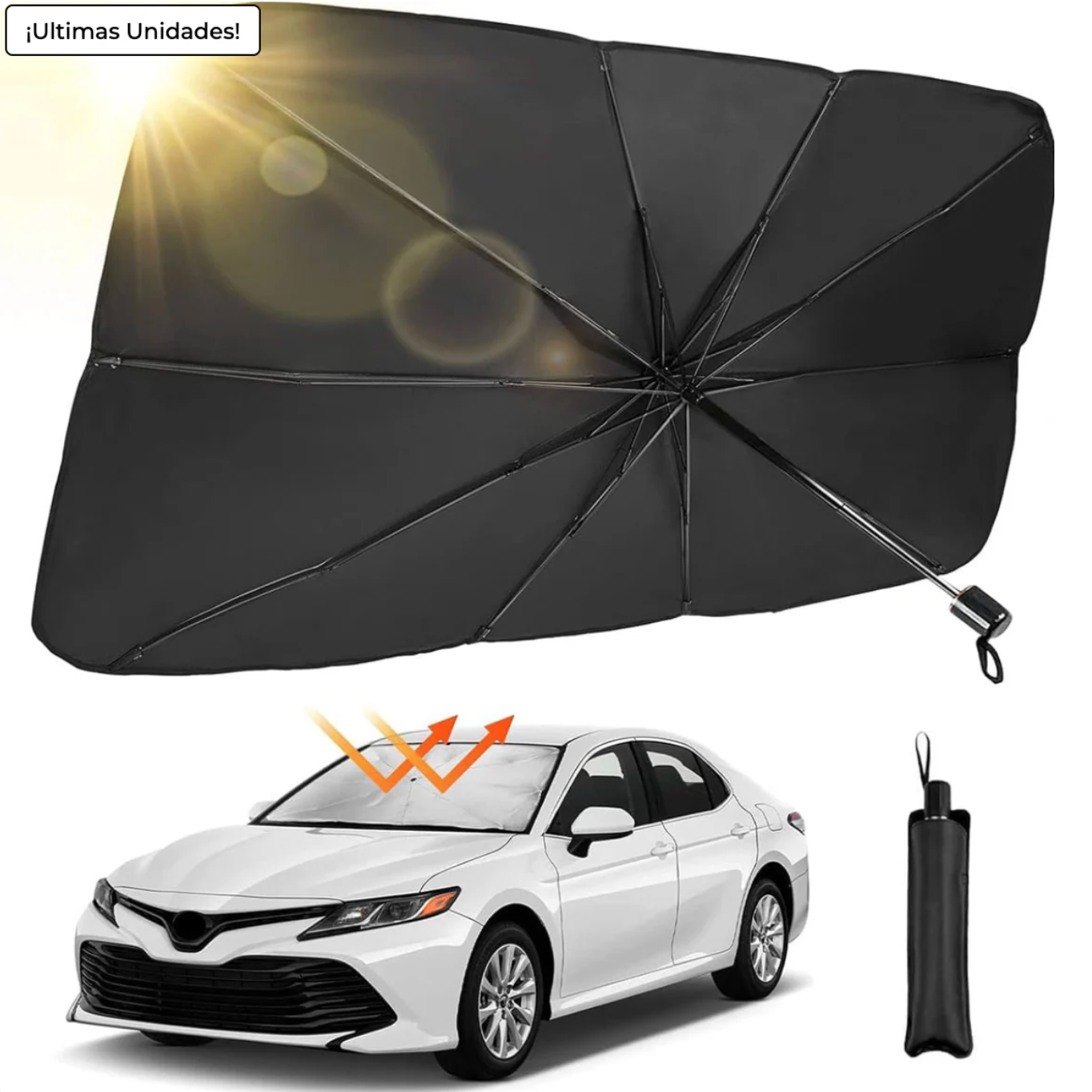 Sombrilla Parasol Plegable Anti Rayos UV