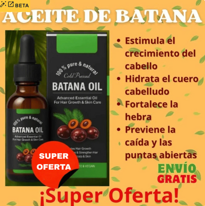 Aceite de Batana 2x1 | El Secreto para Prevenir la caída del cabello y Estimular el Crecimiento