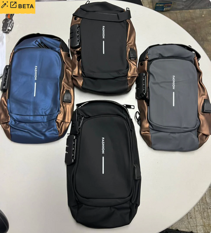 Bolso Cruzado Bandolera Antirrobo Impermeable Con Usb