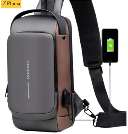Bolso Cruzado Bandolera Antirrobo Impermeable Con Usb