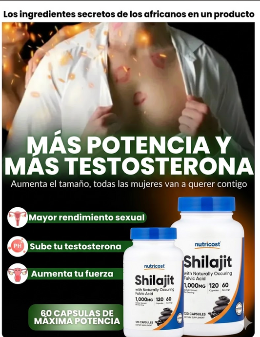 Shilajit Ultra - Recupera tu Potencia Natural/ DISPONIBLE EN TAPA AZUL ✅ 👩🏻‍⚕️