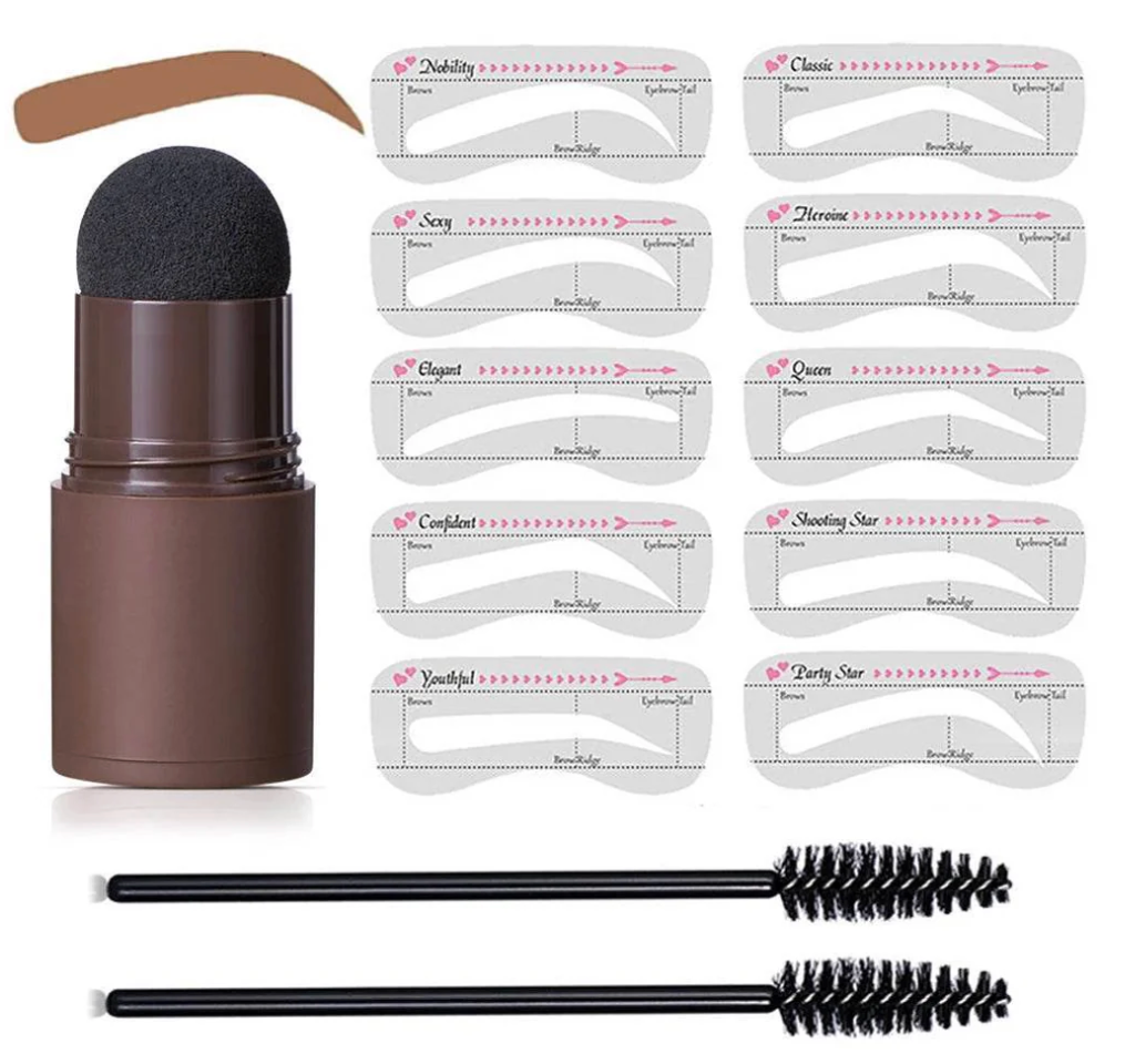 Kit: Sello Para Cejas Con Plantillas