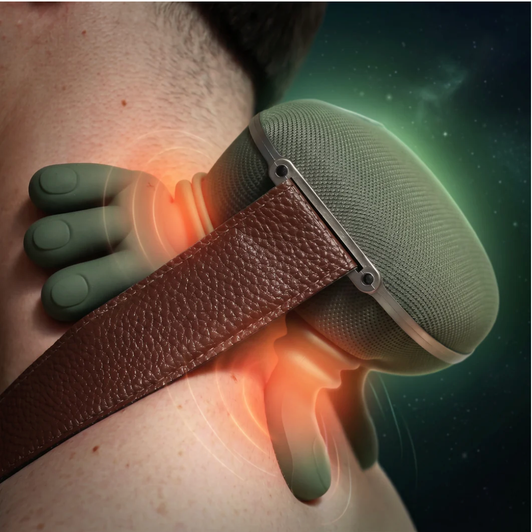 Masajeador Shiatsu MitaLabs · Amasado Tipo Manos + Calor · Alivio de Cuello, Hombros y Espalda