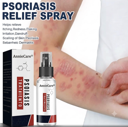 AnnieCare® Spray para el tratamiento de la psoriasis 2X1 TRATAMIENTO COMPLETO ✅