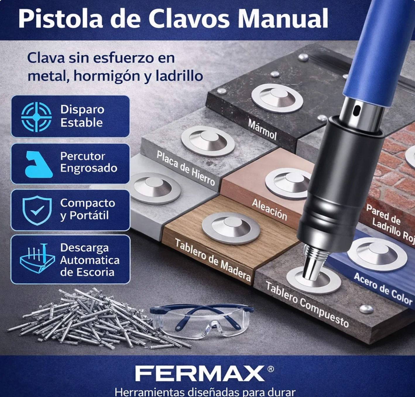 Pistola de Clavos de fijacion