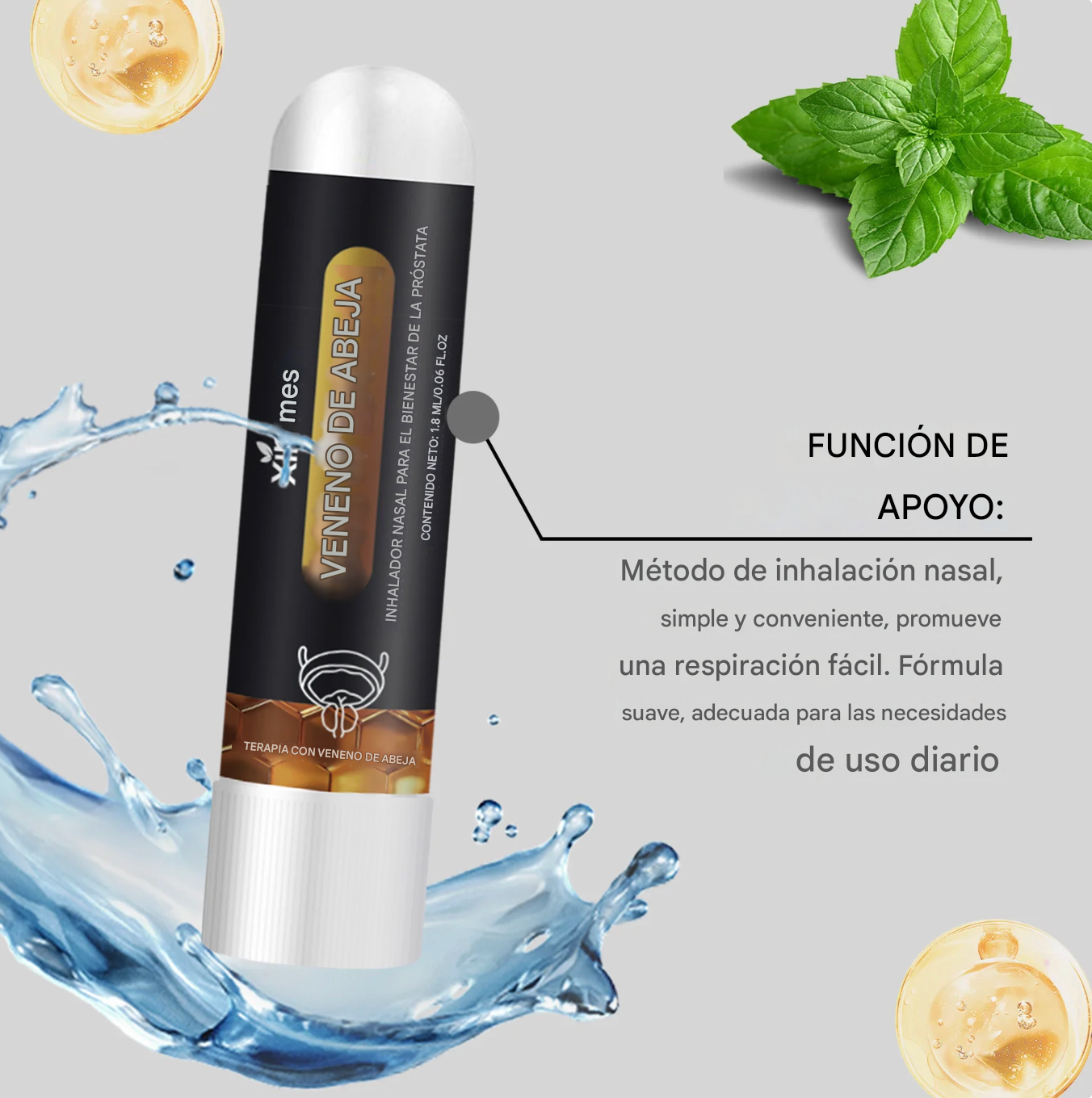 🔥VENENO DE ABEJA🔥 INHALADOR NASAL PARA EL BIENESTAR DE LA PRÓSTATA⭐🌟