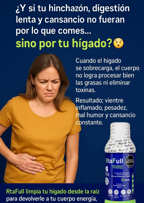 RtaFull - Tratamiento Natural Para Higado - OFERTA 2X1 SOLO POR ESTE MES