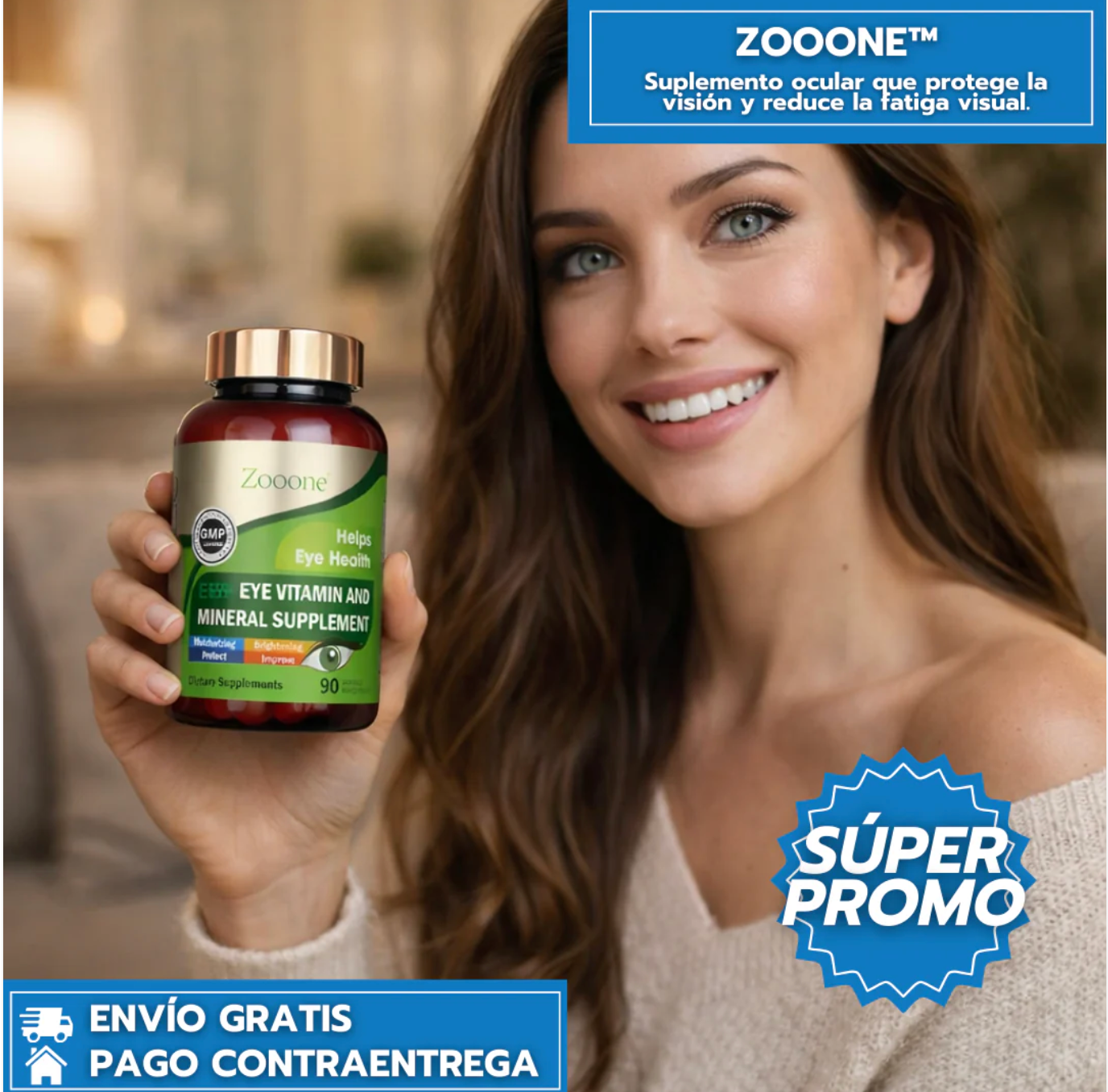 Zooone: Suplemento ocular que protege la visión y reduce la fatiga visual
