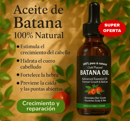 Aceite de Batana 2x1 | El Secreto para Prevenir la caída del cabello y Estimular el Crecimiento
