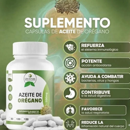 ACEITE DE OREGANO EN CAPSULAS 💊