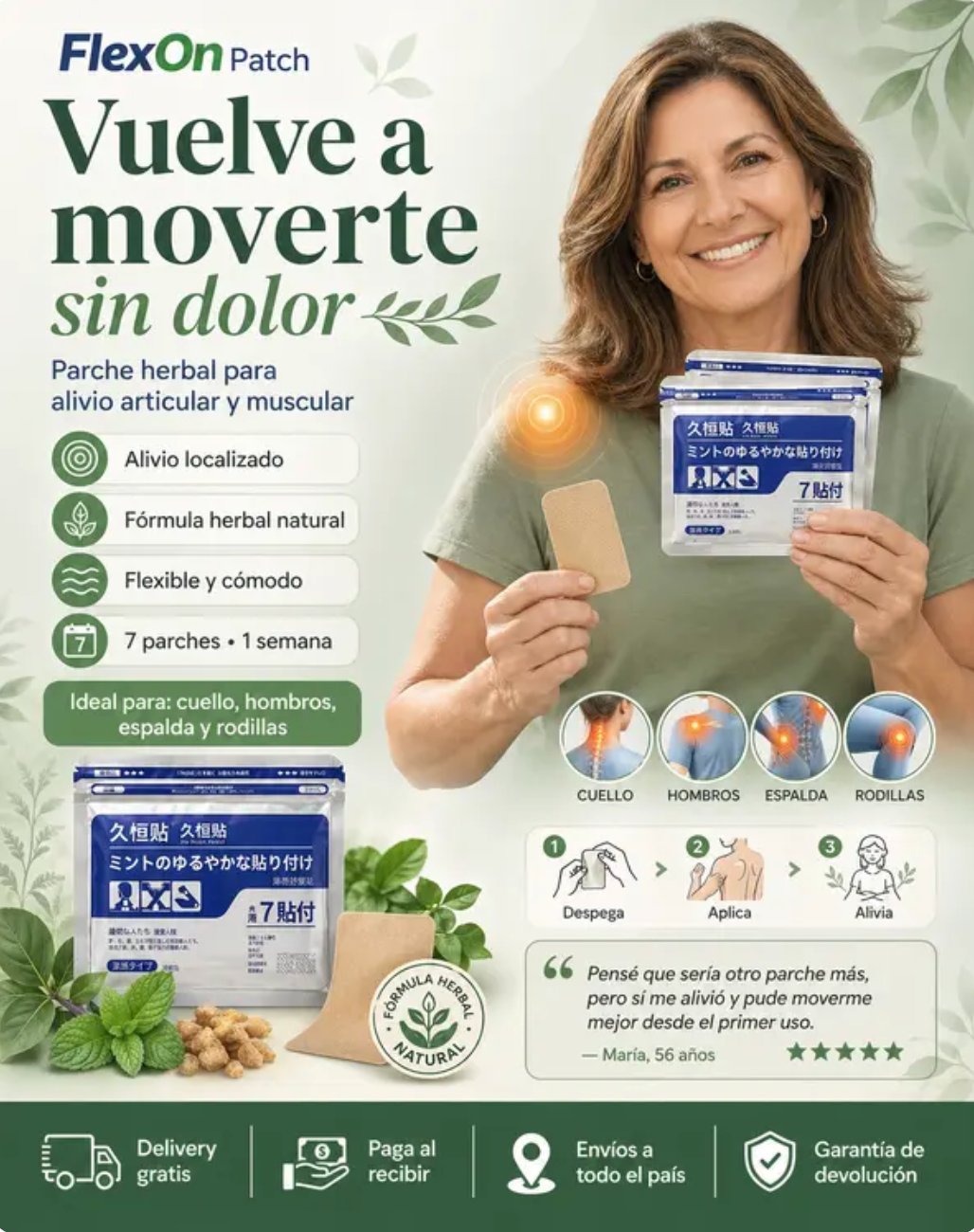 Parches FLEX ON OFERTA 2X1 ✅