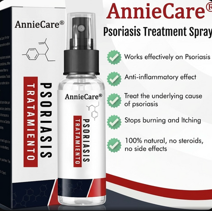 AnnieCare® Spray para el tratamiento de la psoriasis 2X1 TRATAMIENTO COMPLETO ✅