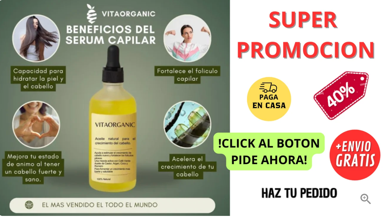 VITAORGANIC SERUM CAPILAR OFERTA 2X1 🔥✅ ENVIO POR MRW A TODA VENEZUELA 🇻🇪   EL PAGO DEBE SER ANTICIPADO SI NO DESEA ASI NO HAGA SU PEDIDO GRACIAS ✅