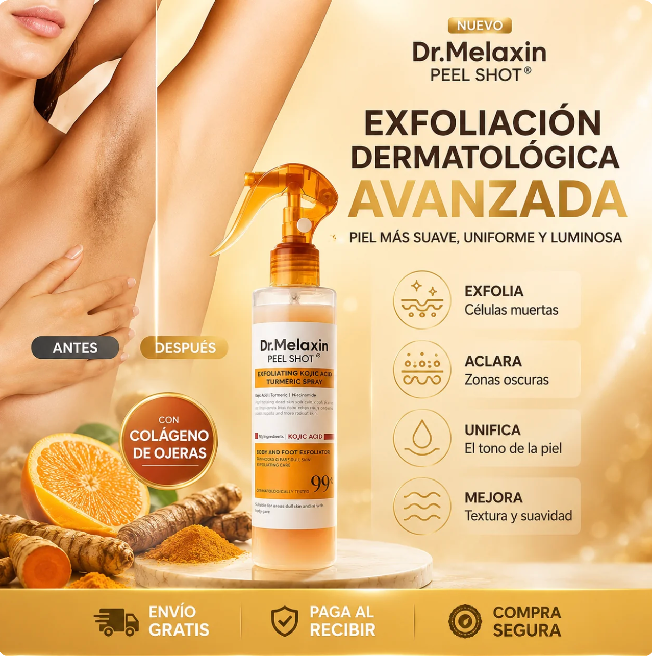 Exfoliante Aclarante Pro Skin Dr. Melaxin