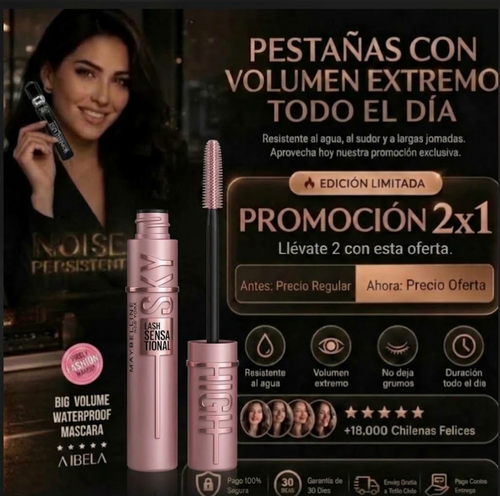 2x1 Klovius l Máscara de Pestañas Premium l Edición Limitada