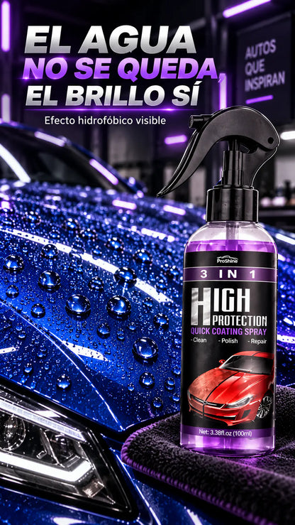 VEXTA™ 3 en 1 – Spray de Protección y Brillo Automotriz