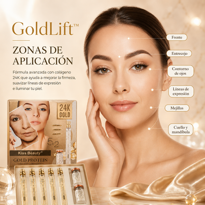 GoldLift™ – Hilos Faciales de Colágeno 24K ✨