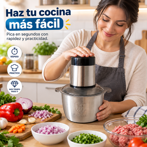 PicaFácil™ – Picadora Eléctrica 2L