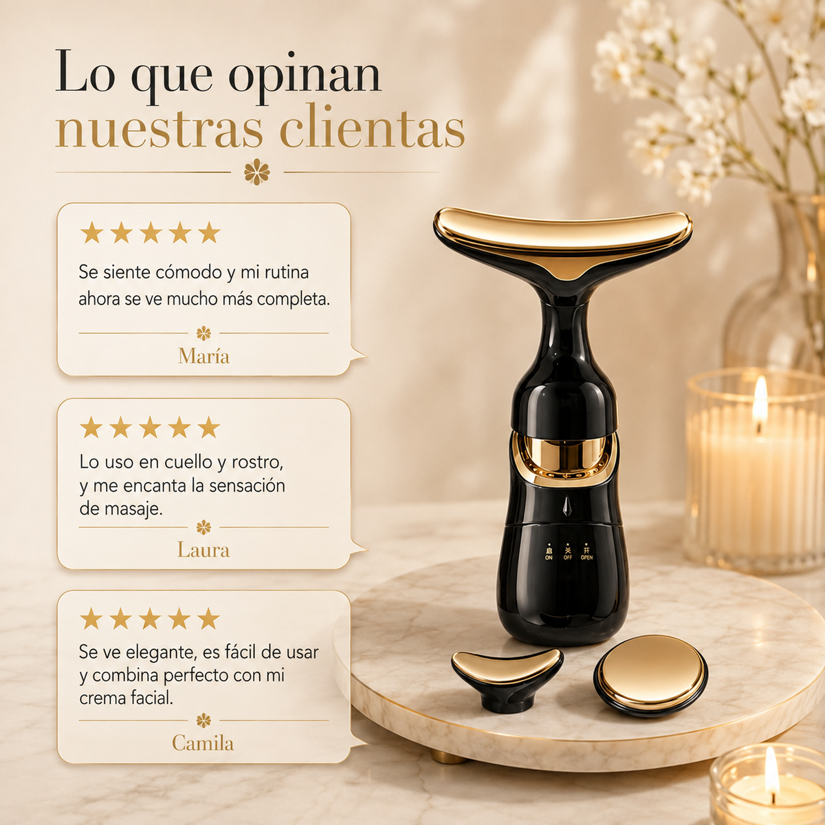 AuraLift™ 4D — más femenino y sofisticado.