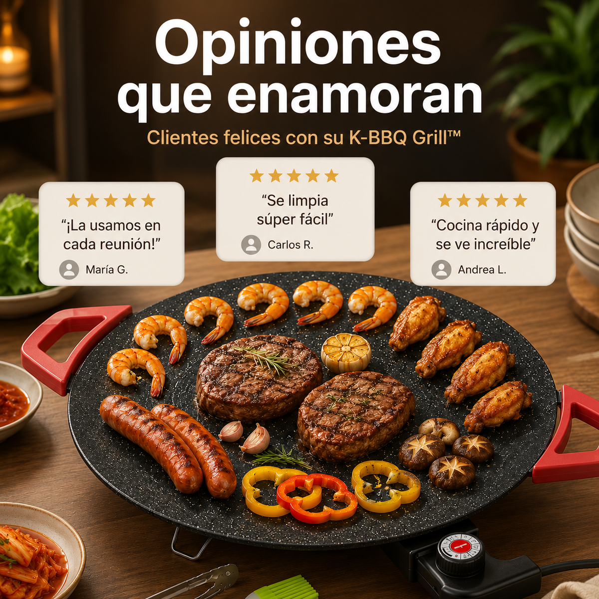 K-BBQ Grill™ - Cocina y parrilla en casa