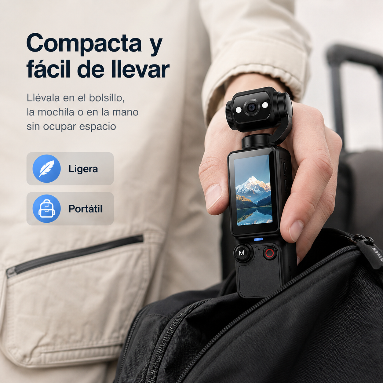 PocketCam Q7™ - Captura. Vive. Comparte.
