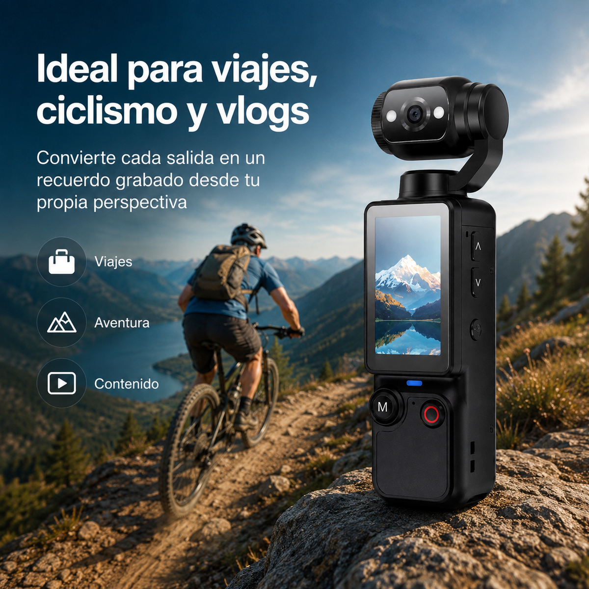 PocketCam Q7™ - Captura. Vive. Comparte.