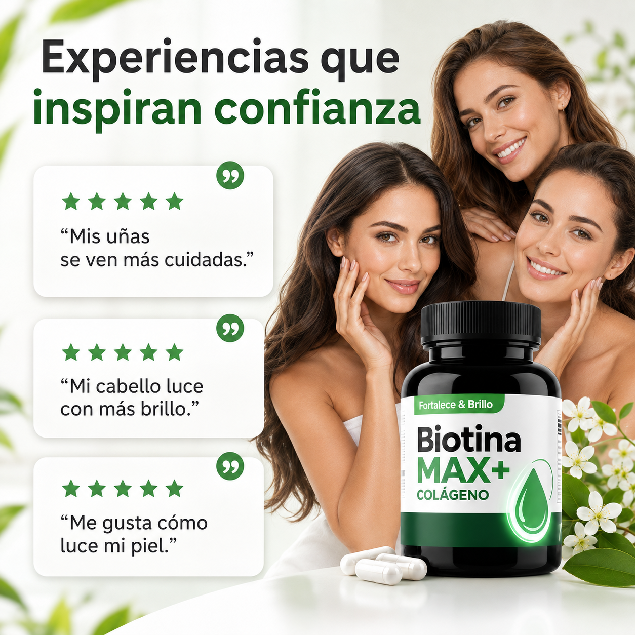 BeautyMax 3™ – Cabello, Uñas y Piel.