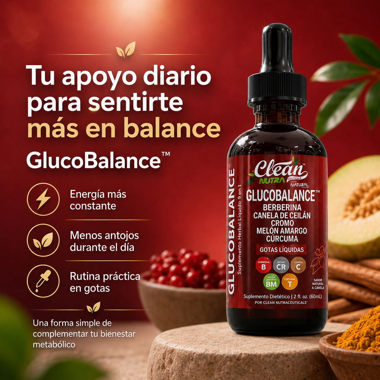 GlucoBalance™ – Apoyo diario para tu metabolismo