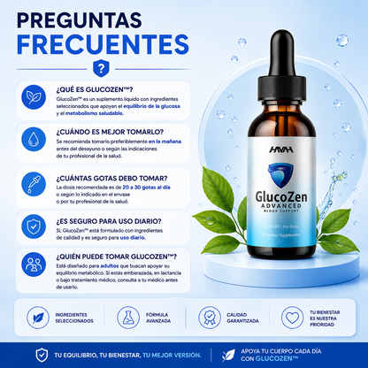 GlucoZen™ - Cuida tu bienestar