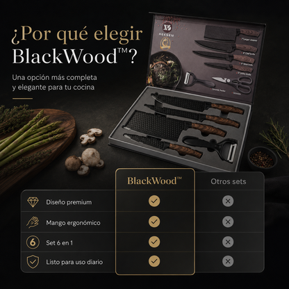 BlackWood™ Set de Cocina 6 en 1