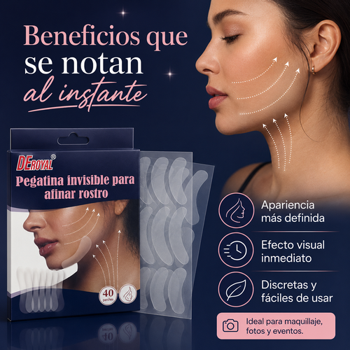 InvisiLift™ — Pegatinas Tensoras Faciales Invisibles