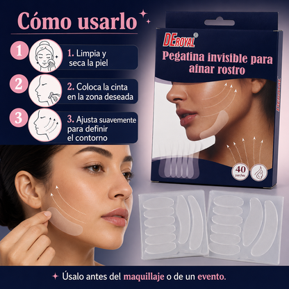 InvisiLift™ — Pegatinas Tensoras Faciales Invisibles