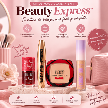 Beauty Essentials™ – Kit de Maquillaje 4 en 1