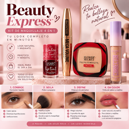 Beauty Essentials™ – Kit de Maquillaje 4 en 1