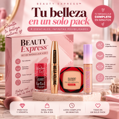 Beauty Essentials™ – Kit de Maquillaje 4 en 1