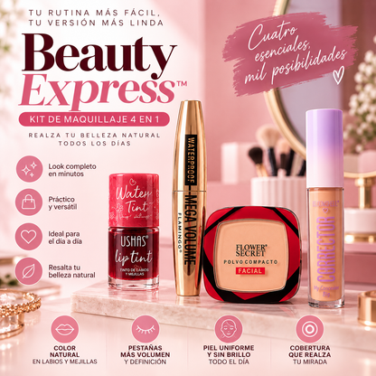 Beauty Essentials™ – Kit de Maquillaje 4 en 1
