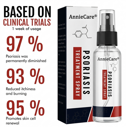 AnnieCare® Spray para el tratamiento de la psoriasis 2X1 TRATAMIENTO COMPLETO ✅