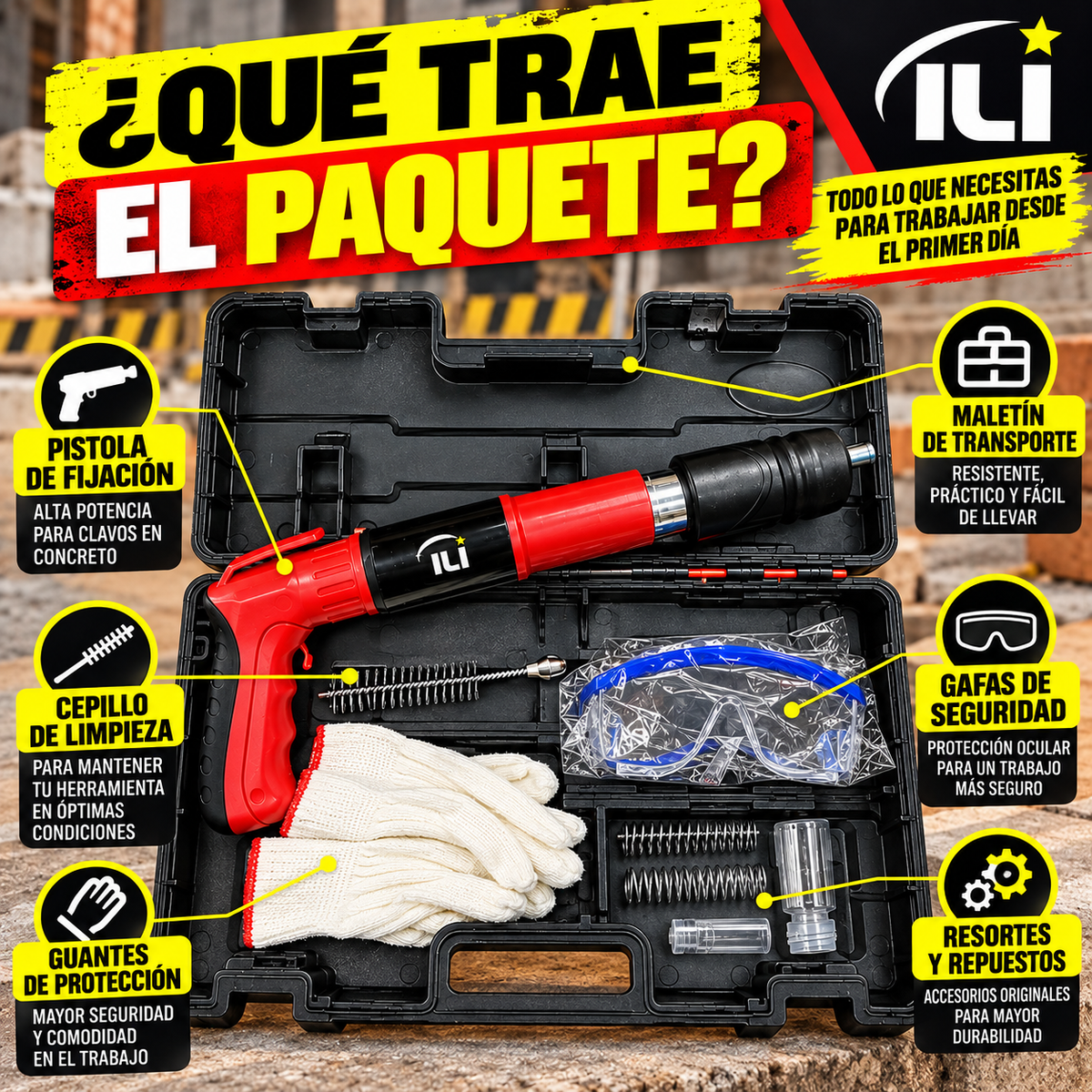 Pistola de Fijación de Alta Potencia PRO™