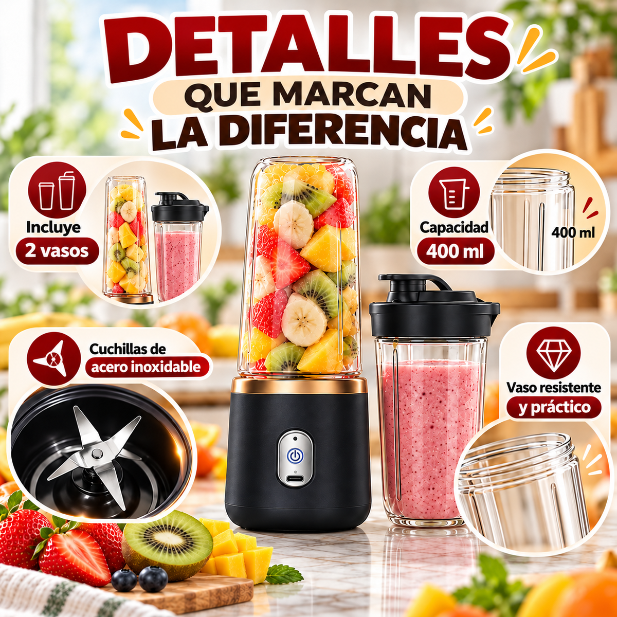 Licuadora Portatil