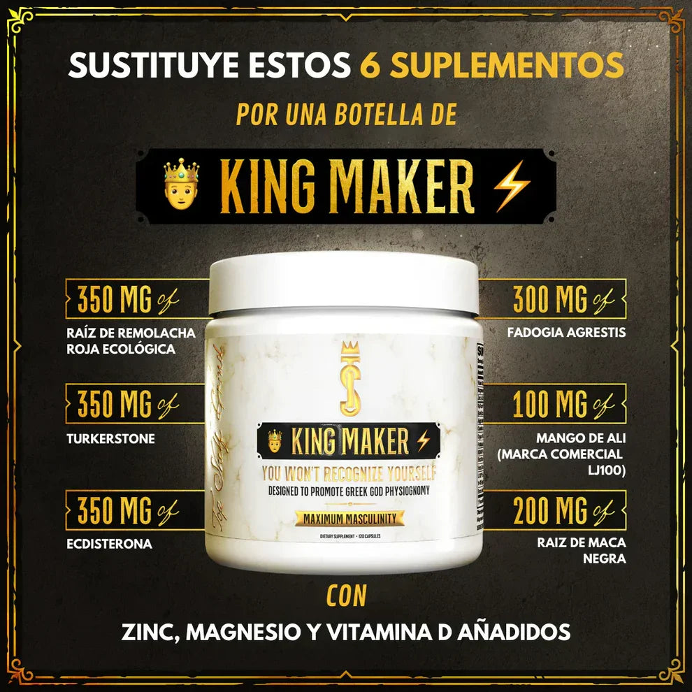King Maker®👑 – Fórmula Natural de Vitalidad Masculina🔥