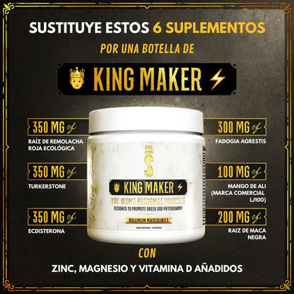 King Maker®👑 – Fórmula Natural de Vitalidad Masculina🔥