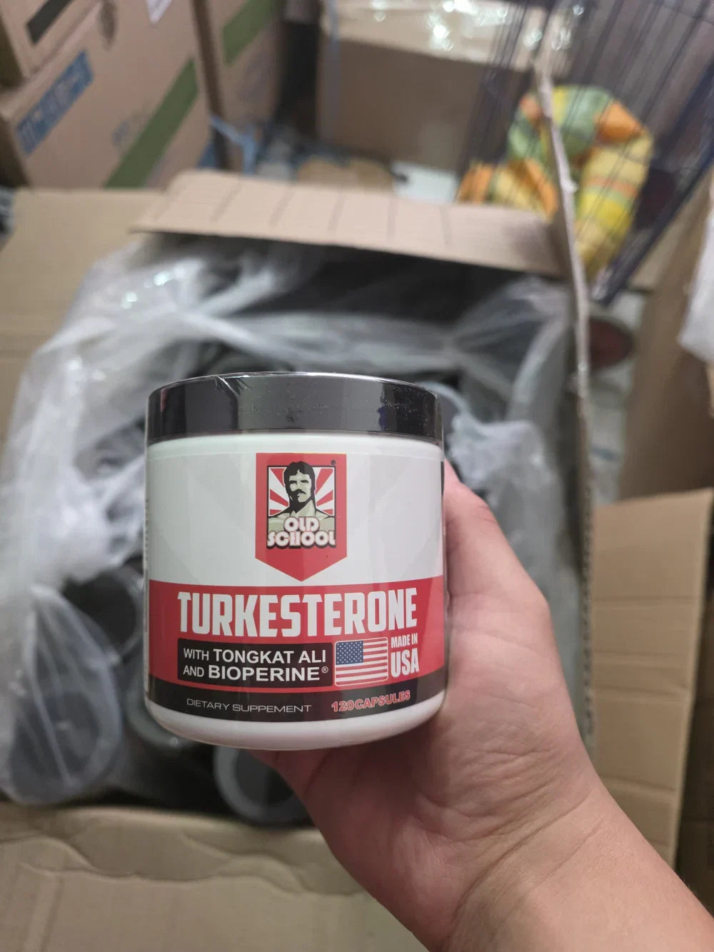 TURKESTERONE PRO OLD SCHOOL ORIGINAL - 120 CAPS - Potncia tu fuerza y crescim